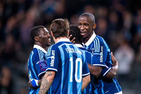 Djurgårdens Yussif Chibsah, Erton Fejzullahu, Amadou Jawo