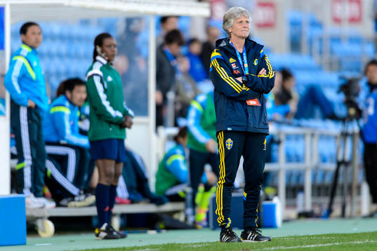 Sveriges förbundskapten Pia Sundhage