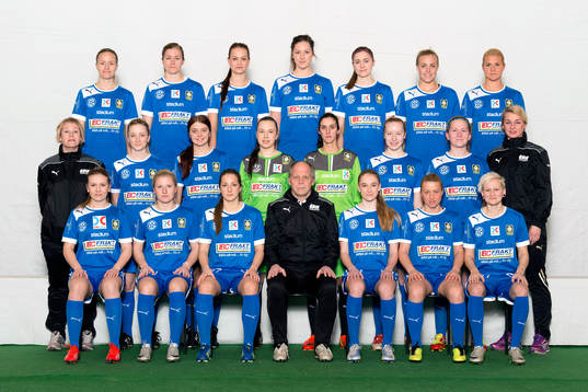  Bak fr.v Elin Nyman, Elsa Hellstrand, Anna Carlsson, Johanna Arnberg, Amanda Ogenvall, Mia Skoglund, Ida Lindqvist Mittenraden fr.v. Bodil Burman, Erica Stolpe, Felicia Edgren, Emilia Rinaldo, Maria Yatrakis, Susanne Skålberg, Hanna Spets, Therese Lückner.  Främre raden fr.v. Sandra Zetterqvist, Karin Jingfors, Sofie Ask, Leif Olsson, Emelie Andersson, Emelie Skålberg, Elin Börjesson