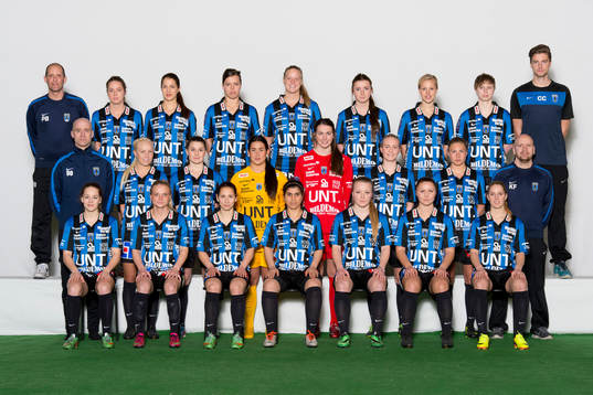  Peter Bichara, tränare, Stina Melin, Sanna Öhlund, Amanda Johansson, Moa Mattsson, Tyra Kajgård, Mikaela Mattsson, Sara Back och Christoffer Cylvén, målvaktsinstruktör. Mellersta raden från vänster: David Olingdahl, materialansvarig, Sofia Fors, Caroline Lundberg, Mimmi Paulsson-Febo, Lina Lundqvist, Linnea Eriksson, Fanny Andersson och Kalle Fremdling, tränare. Nedre raden från vänster: Julia Lyckberg, Jenny Jansson, Annina Wede, Aisha Faiqi, Ingrid Wixner, Ammy Wallin och Malin Winberg.