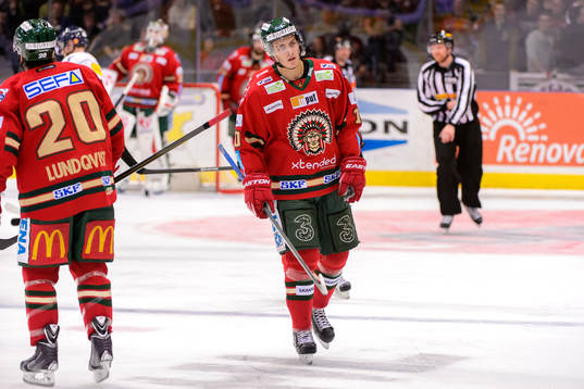 Frölundas Alexander Wennberg deppar