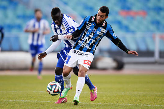 IFK Göteborgs Malick Mané och Sirius Dalil Benyahia