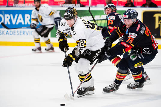 s Michael Nylander utmanas av Djurgårdens Dustin Johner