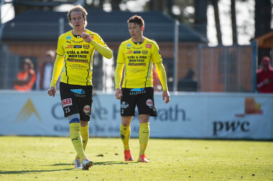 Mjällbys Anton Dahlström och Mjällbys Viktor Agardius