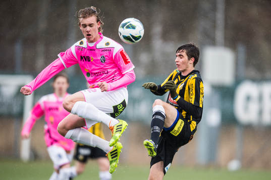 Bla gjennom flere bilder av Fotboll, U19 Allsvenskan Södra, BK Häcken - Landskrona BoIS