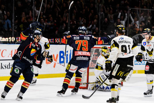 Djurgårdens spelare jublar