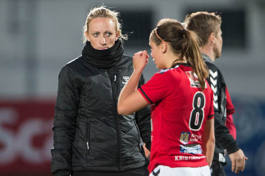 Kristianstads tränare Elisabet Gunnarsdottir 