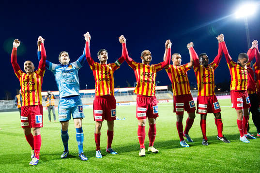 Syrianskas spelare jublar