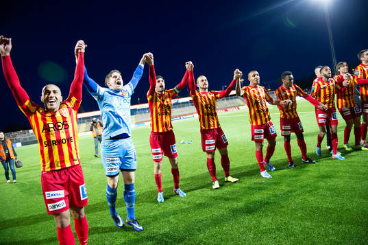 Syrianskas spelare jublar