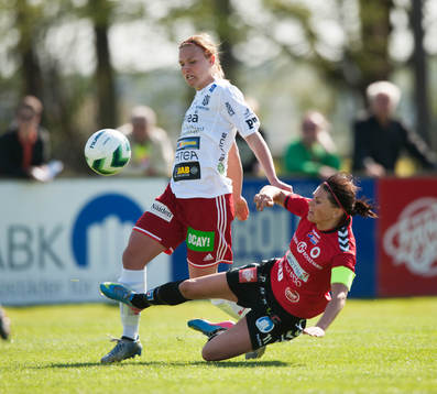 Kristianstads Susanne Moberg faller i kamp mot Piteås Elin