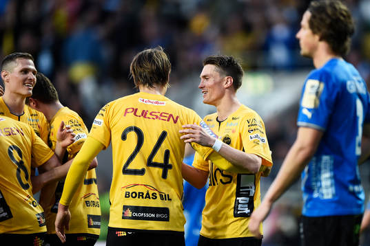 Elfsborgs Viktor Prodell jublar efter 4-1