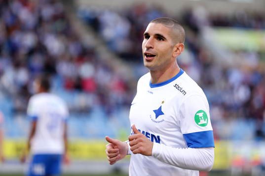 Norrköpings Rawez Lawan ser glad ut