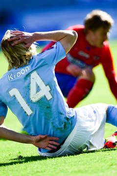 Malmö FFs Simon Kroon skadad