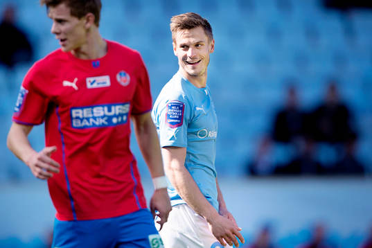 Malmö FFs Markus Rosenberg ler