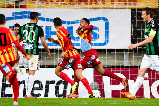 Syrianskas Yussuf Saleh jublar