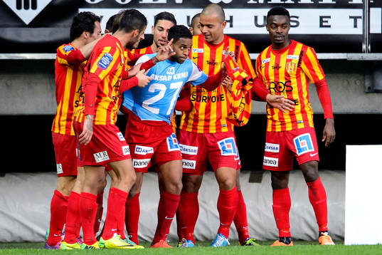 Syrianskas Yussuf Saleh jublar