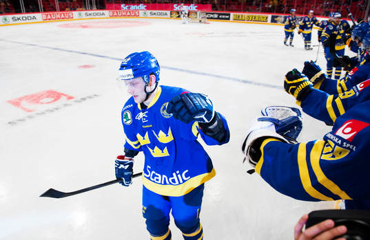 Sveriges Oscar Möller jublar