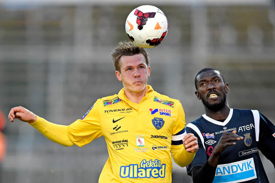 Falkenbergs Daniel Johansson och Gefles Dioh Williams