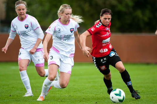 Rosengårds Amanda Ilestedt  och Kristianstads Susanne