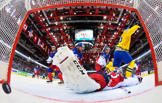 Sveriges Joakim Lindström jublar