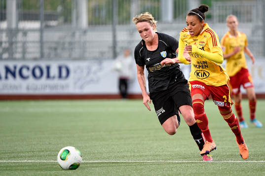 Göteborgs Sofia Skog och Tyresös Rilany Agular da Silva