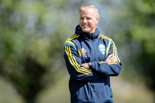Sveriges förbundskapten Roland Nilsson