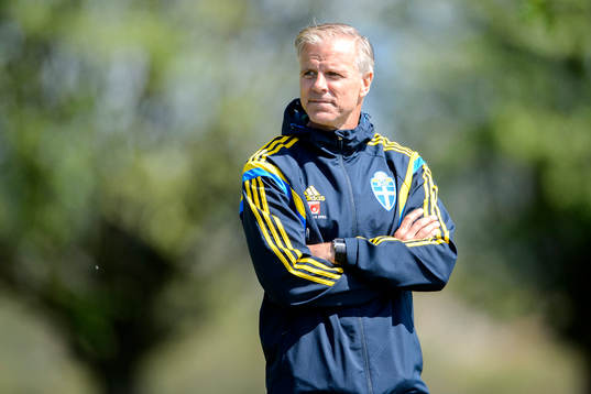 Sveriges förbundskapten Roland Nilsson