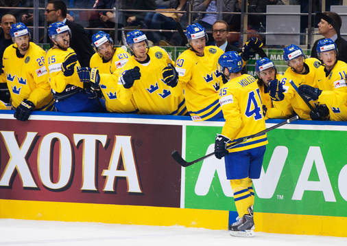 Sveriges Oscar Möller jublar