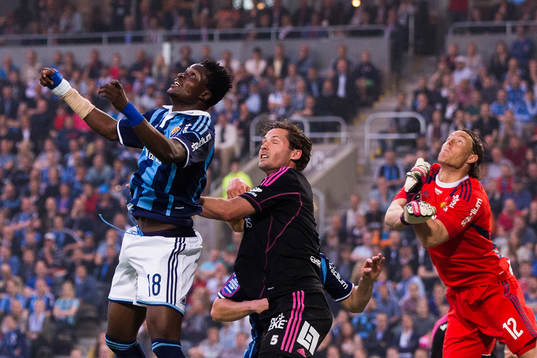 Djurgårdens Daniel Amartey, IFK Göteborgs Philip Haglund