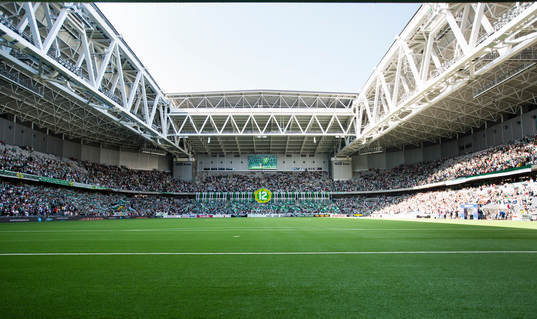 Generell vy över Tele2 Arena