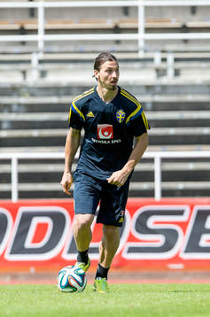 Sveriges Zlatan Ibrahimovic 
