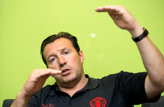 Belgiens förbundskapten Marc Wilmots