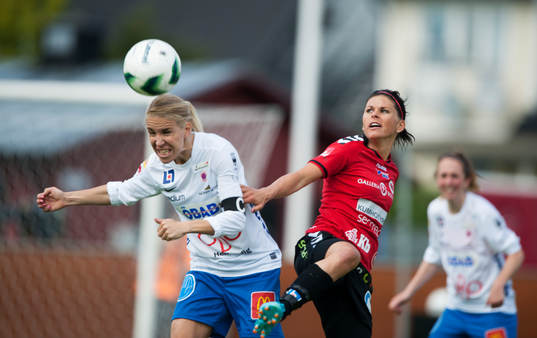 Kristianstads Susanne Moberg och Örebros Elin Magnusson i