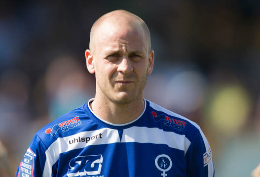Åtvidabergs Daniel Sjölund i matchen i allsvenskan mellan