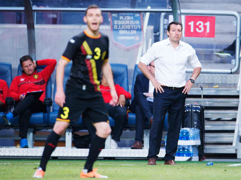 Belgiens förbundskapten Marc Wilmots