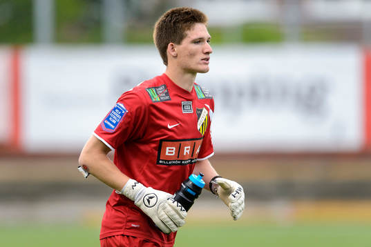 Häckens målvakt Teodor Söderberg