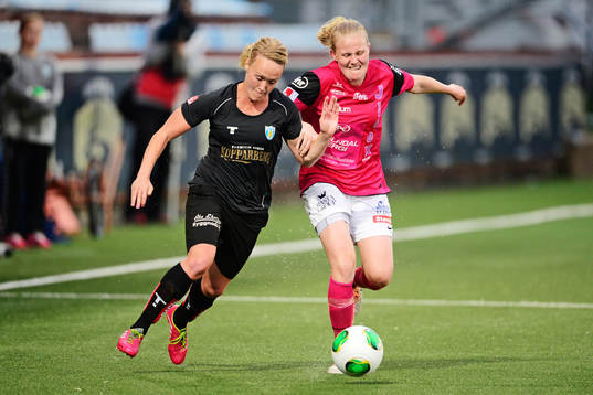 Göteborgs Sofia Skog och Jitex Soffia Gunnarsdottir