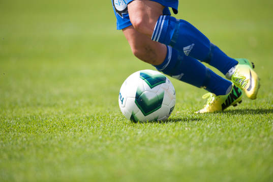 Bollbehandling i matchen i damallsvenskan mellan Kristianstad och Vittsjö i Kristianstad 7 juni.