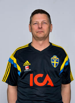 U21 Sveriges Lars-Erik Hemgren, Team coordinator poserar för ett porträtt