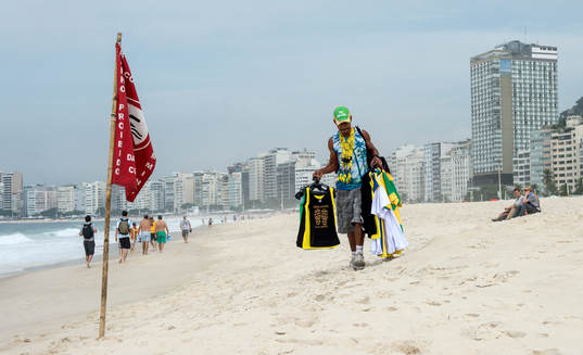 Miljöbilder på Copacabana