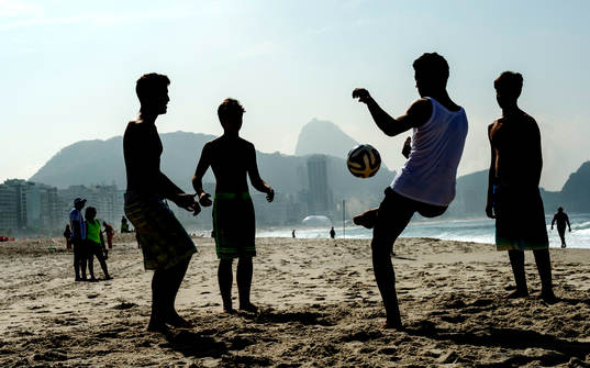 Miljöbilder på Copacabana