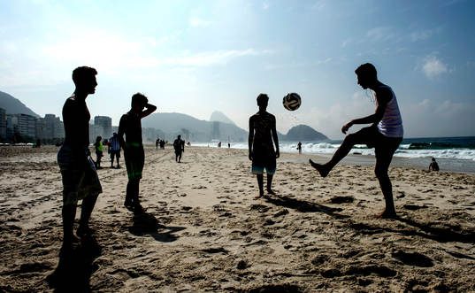Miljöbilder på Copacabana