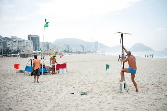 Miljöbilder på Copacabana