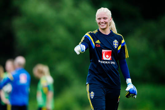 Sveriges målvakt Malin Reuterwall