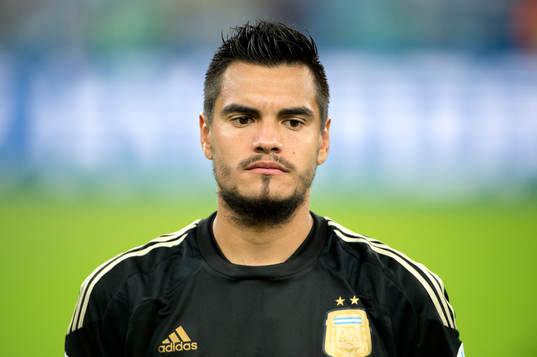 Argentinas målvakt Sergio Romero