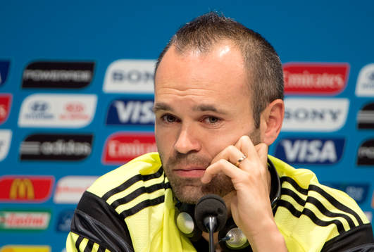 Spaniens Andres Iniesta