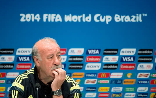 Spaniens tränare Vicente Del Bosque