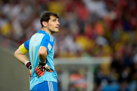 Spaniens målvakt Iker Casillas