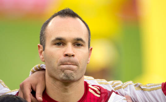 Spaniens Andres Iniesta