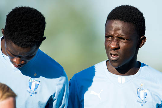 Malmö FFs provspelare Seydina Keita och Osseynou Ndiaye